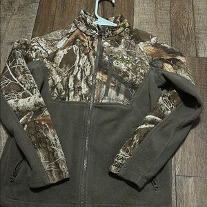 Magellan Outdoors Kids Camo Jacket - Brown and Green